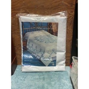 Tivoli by Tobin Progress Cross Stitch Quilt No 1557 Double size  Kit 90x103 NEW